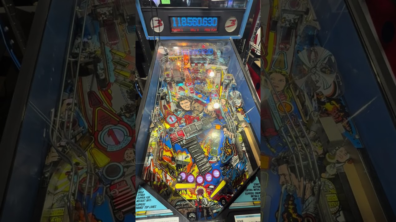 Lethal Weapon 3 Pinball Gameplay