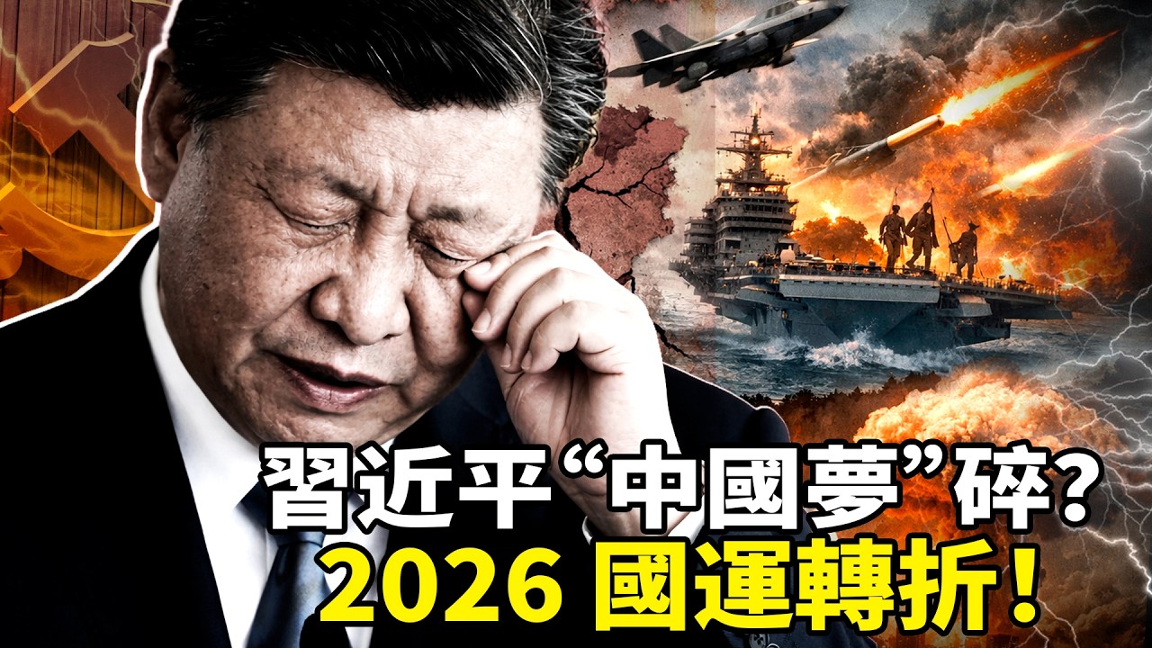 2026會是習近平中國夢碎的一年嗎？深度剖析中共政權的三大死穴！外有強敵拆局，內有官場擺爛！美报告揭中共核弹头管理及其弱点；盟友不是被活捉就是被斩首&hellip;&hellip;