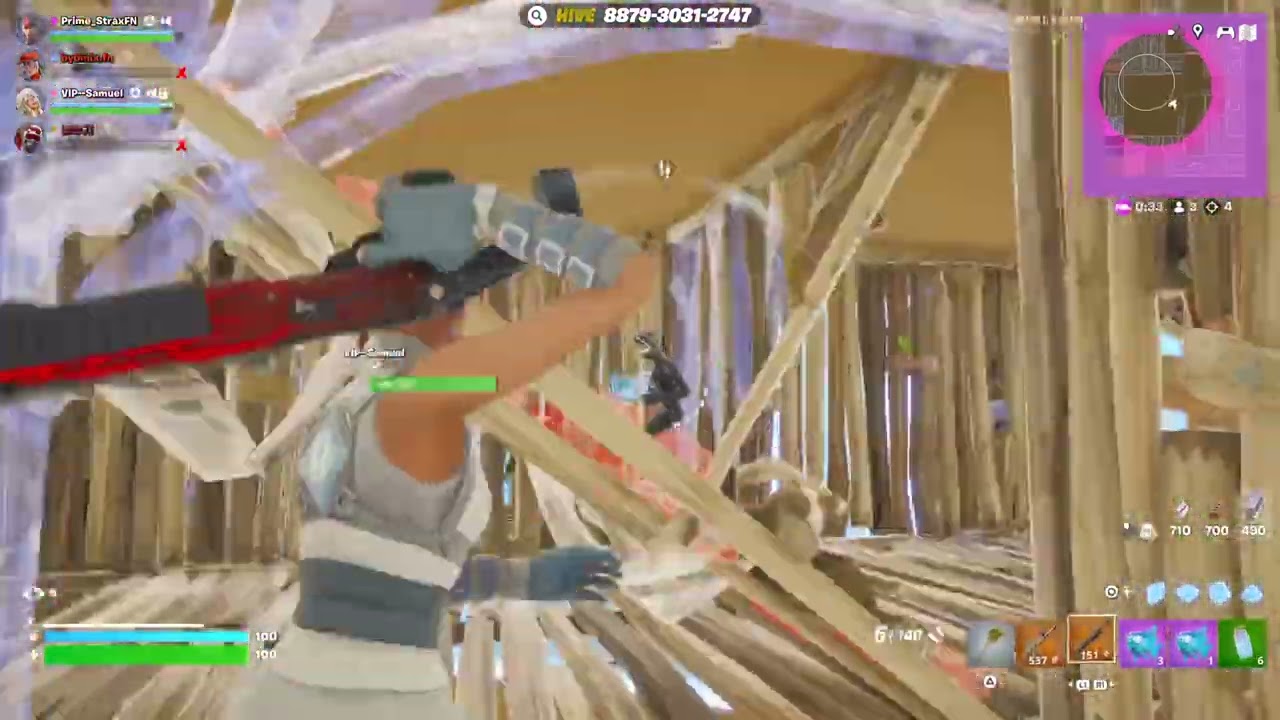 Fortnite squad Box pvp 4v1
