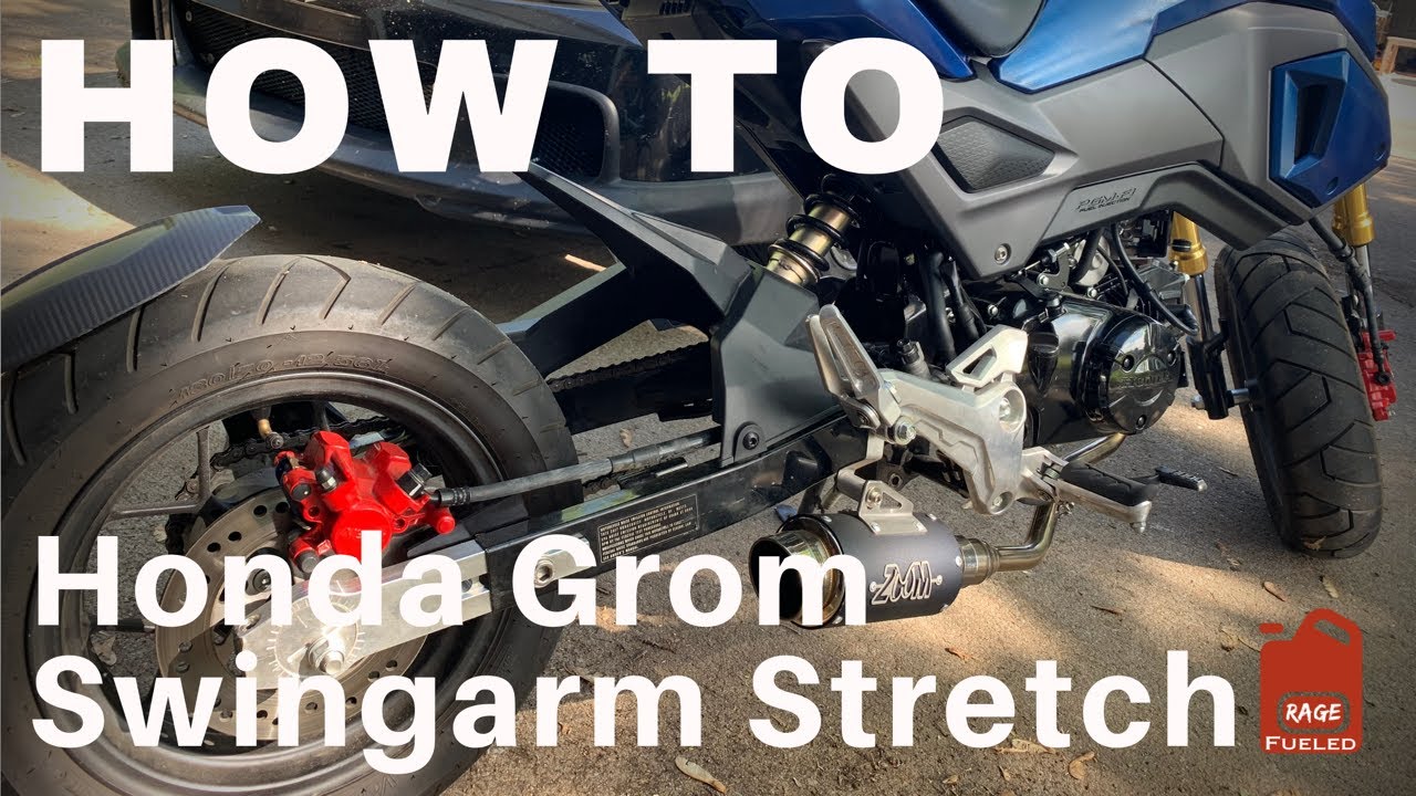 Как сделать - Honda Grom Swingarm Extension