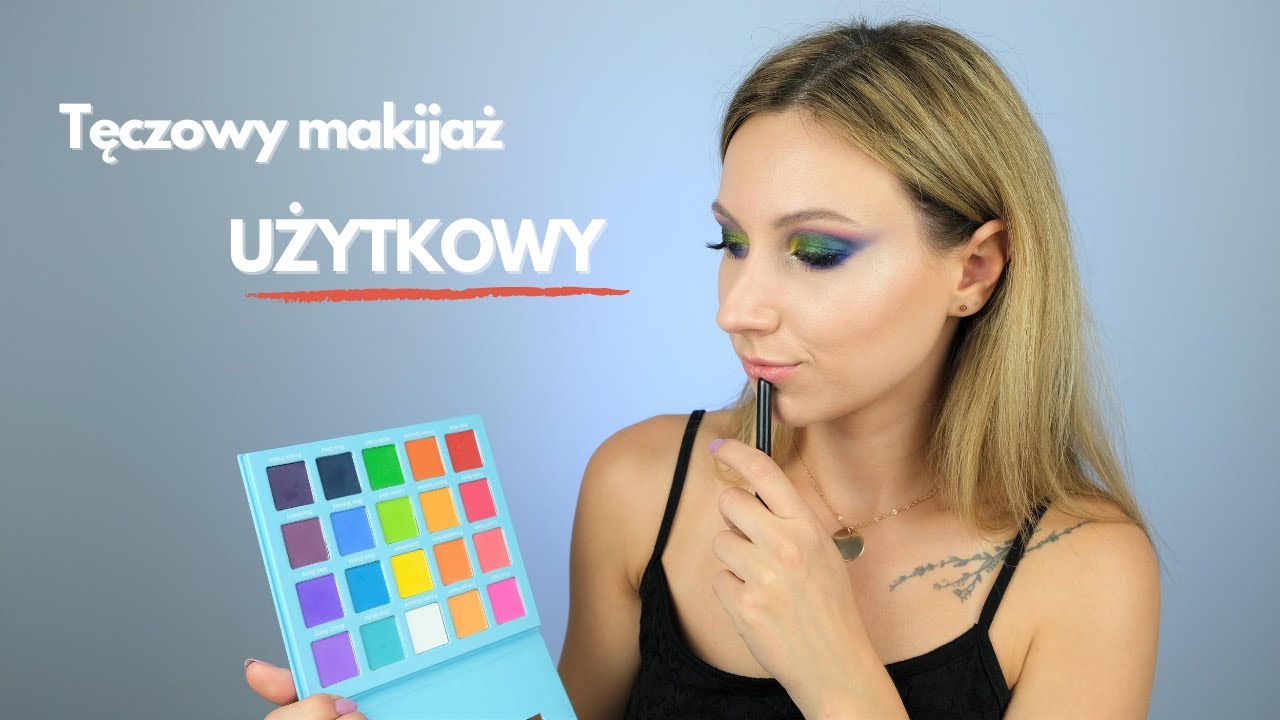 Kolorowy makijaż, który dobrze wygląda na żywo+ jak nakładać kolory bez bałaganu 😃
