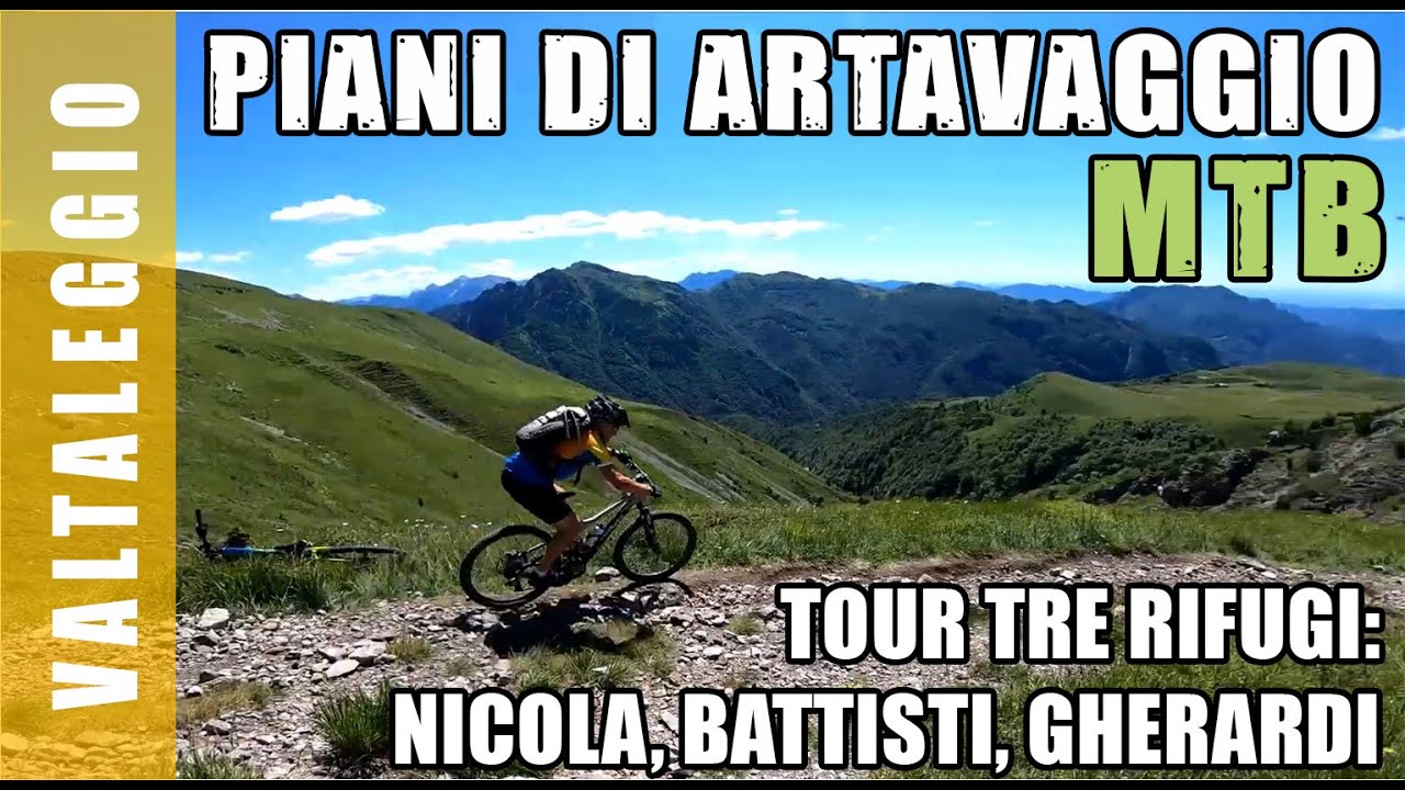 PIANI D'ARTAVAGGIO in MTB. Tour dei tre rifugi in Valtaleggio | Videoracconti di Viaggio