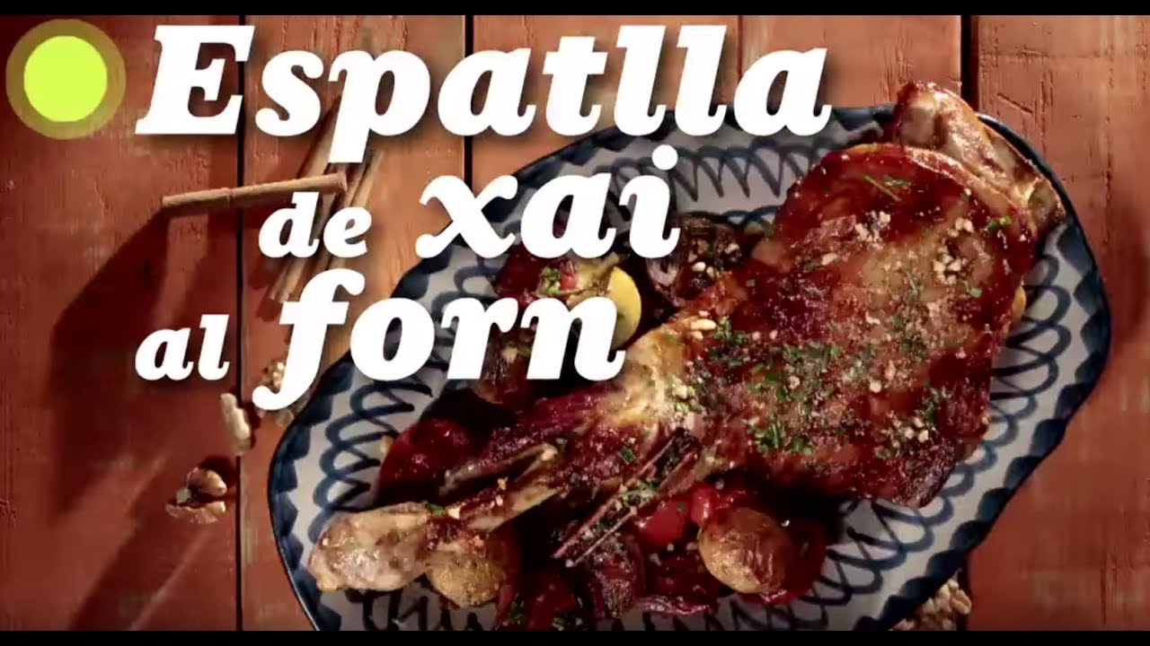 Espatlla de xai al forn