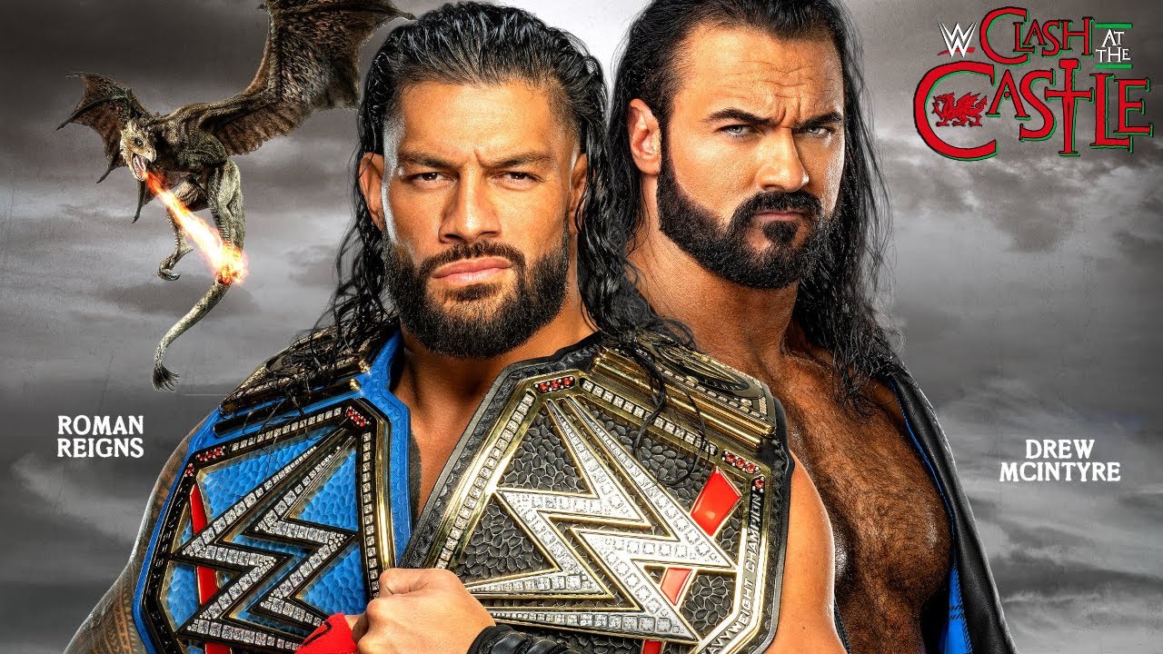 WWE 2K22 Roman Reigns Vs Drew McIntyre Clash At The Castle Gameplay - WWE 2K22 Live Stream