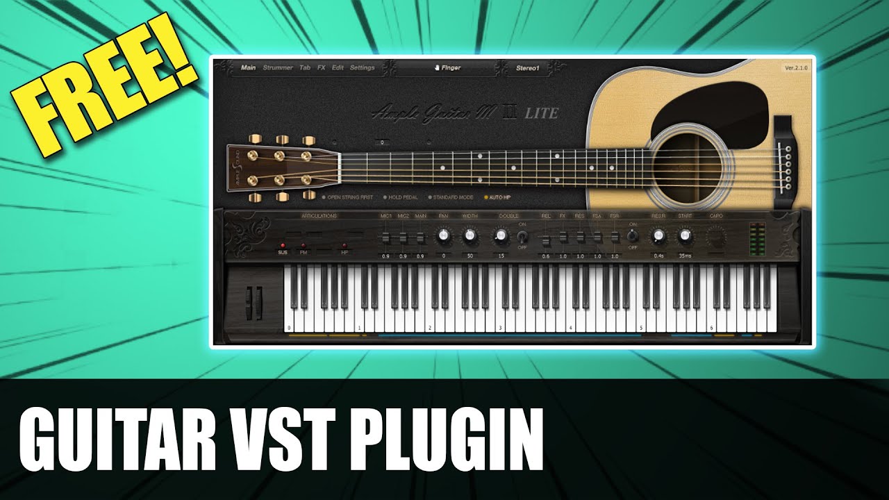 Guitar VST Plugin Free Download Ample Guitar M lite II 2024