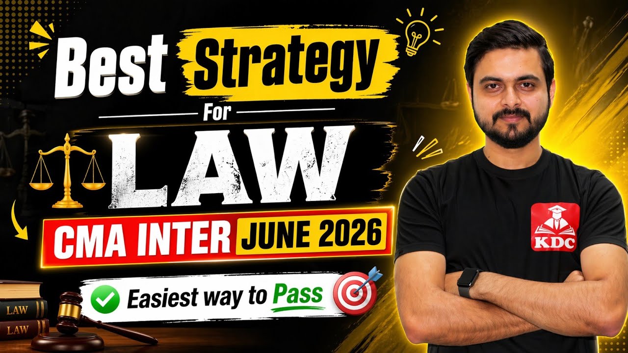 Law Strategy CMA Inter June 2026 