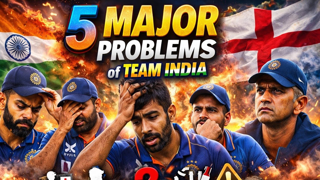 INDvsENG:Team India की 5 बड़ी कमजोरियां! जानें 5 Big Problem Before Semifinal।#cricket 