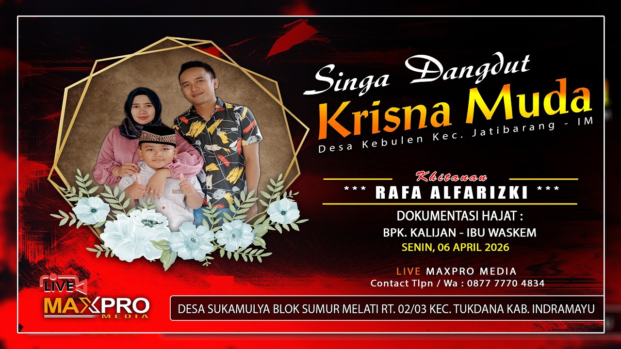 LIVE SINGA DANGDUT KRISNA MUDA || BPK. KALIJAN - IBU WASKEM DS. SUKAMULYA SENIN 06 APRIL 2026 #SIANG