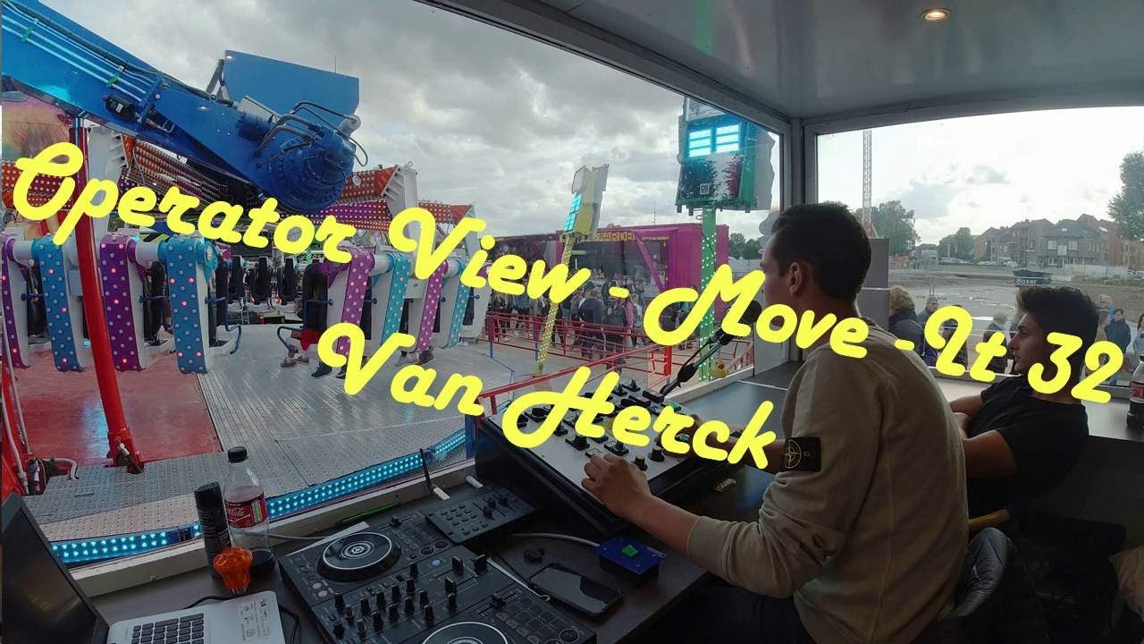 Operator View - Move -It 32 - Van Herck - Septemberfoor Tongeren (kermis Tongeren) 4K (60FPS)
