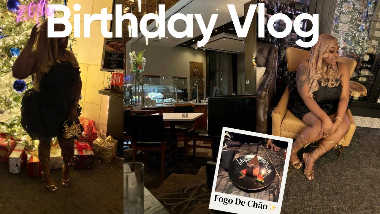 My 20th Birthday ✨ Prep + Vlog | birthday dinner, girls night, makeup, hair, cheers!