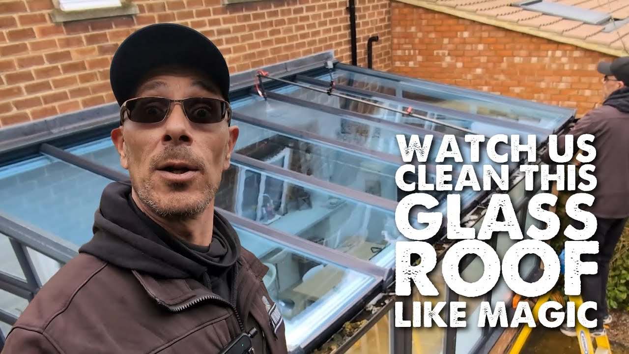 Watch Us Clean This Glass Roof Like Magic!