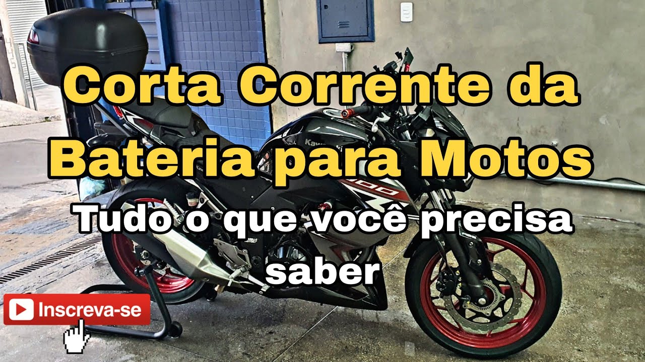 Corta Corrente Bateria Motos - Chega de D&uacute;vidas! Aprenda a fazer