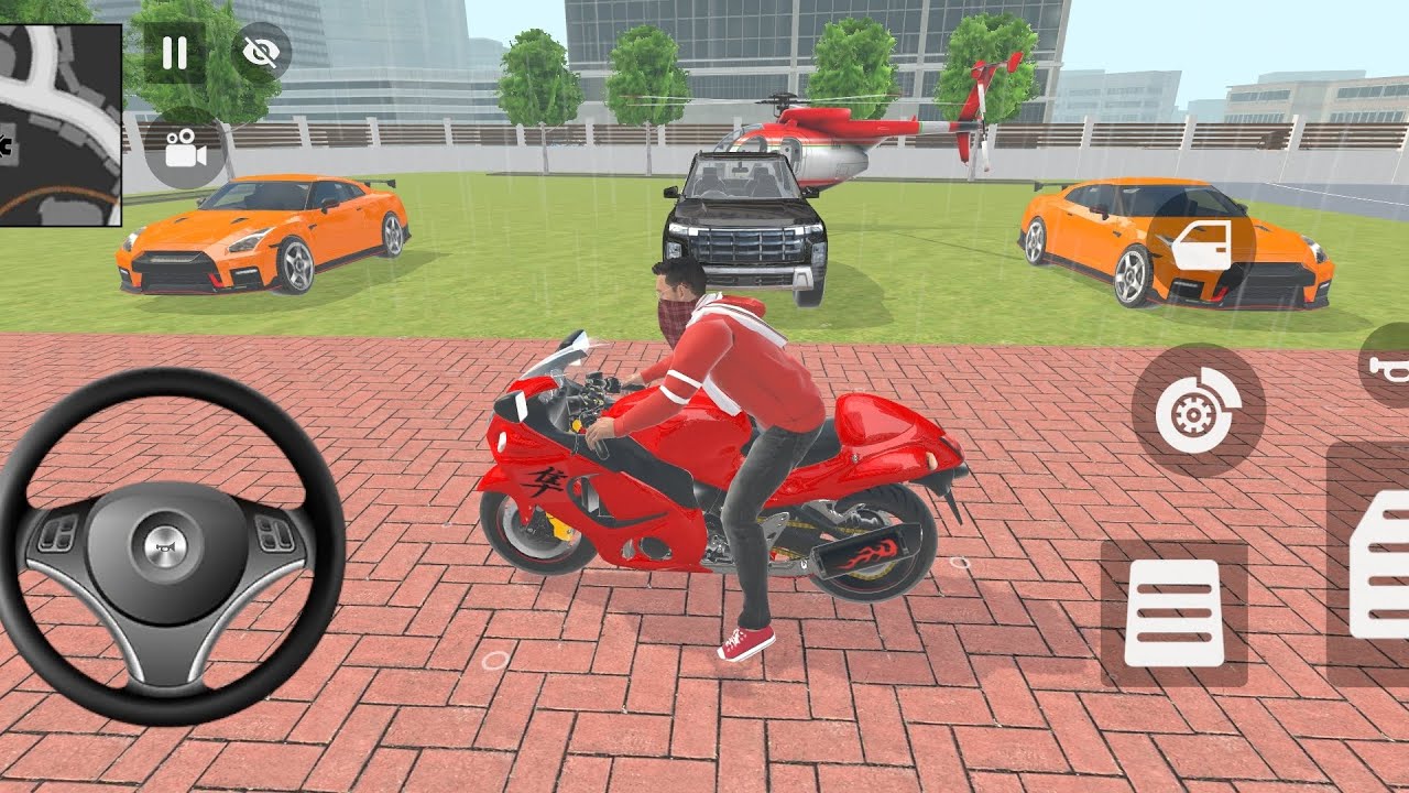 Farkiln order by supercar & creata and helicopter 🚁 | Indian 🇮🇳 bike | theft aura simulator game 🎮