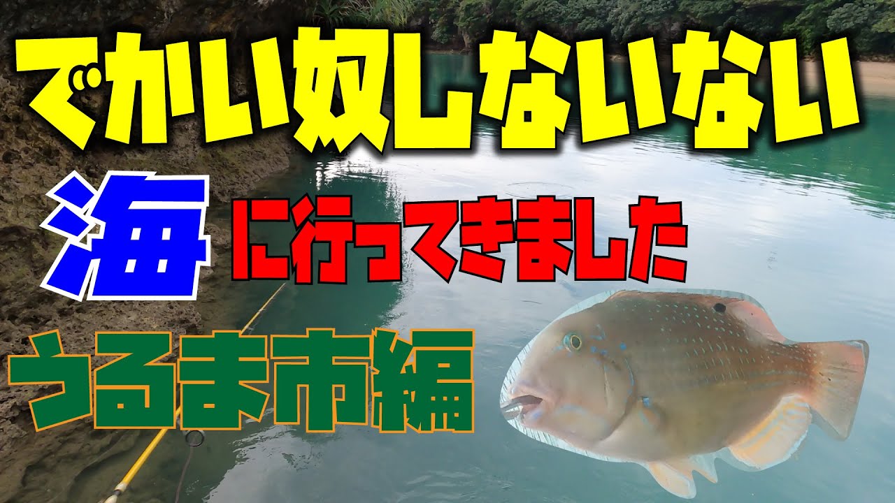 【沖縄釣り】カニングで釣る！マクブ？？ミーバイ？？