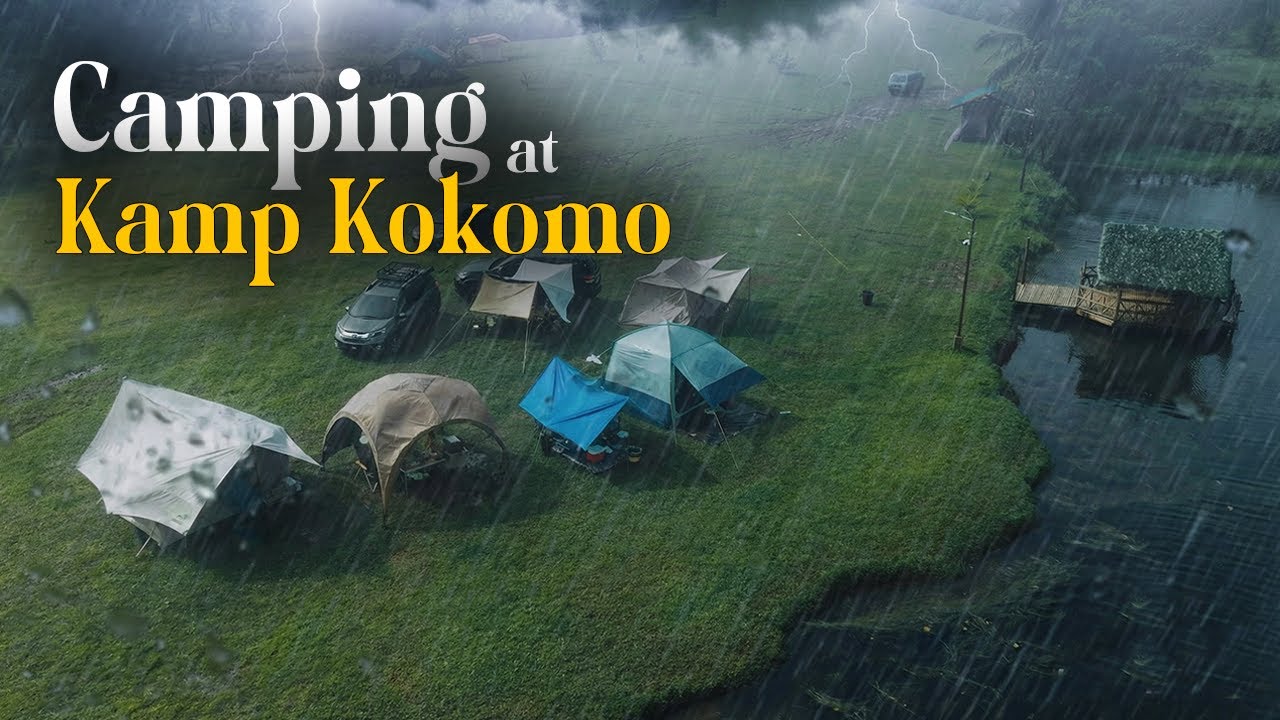 Everything Was Perfect,Until the Strong Wind Hit| Our Muddy Adventure: Collab Camping at Kamp Kokomo