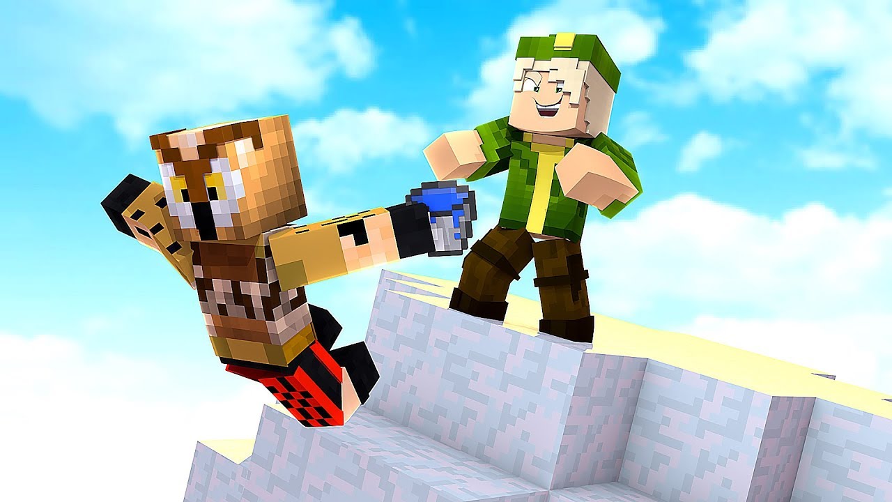 INTENTO HACER UN WATER DROP Y... NÁUFRAGOS #10 con Willy (MINECRAFT)