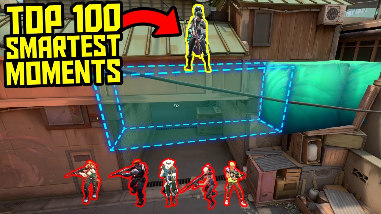 TOP 100 SMARTEST VALORANT PLAYS OF ALL TIME #2