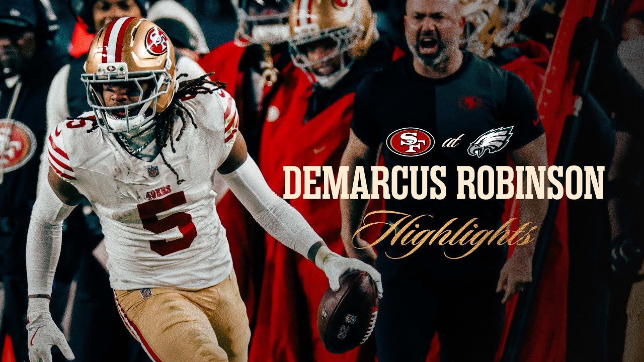 Demarcus Robinson's Best Plays from 111-Yard Game vs. Eagles | Wild Card Weekend
