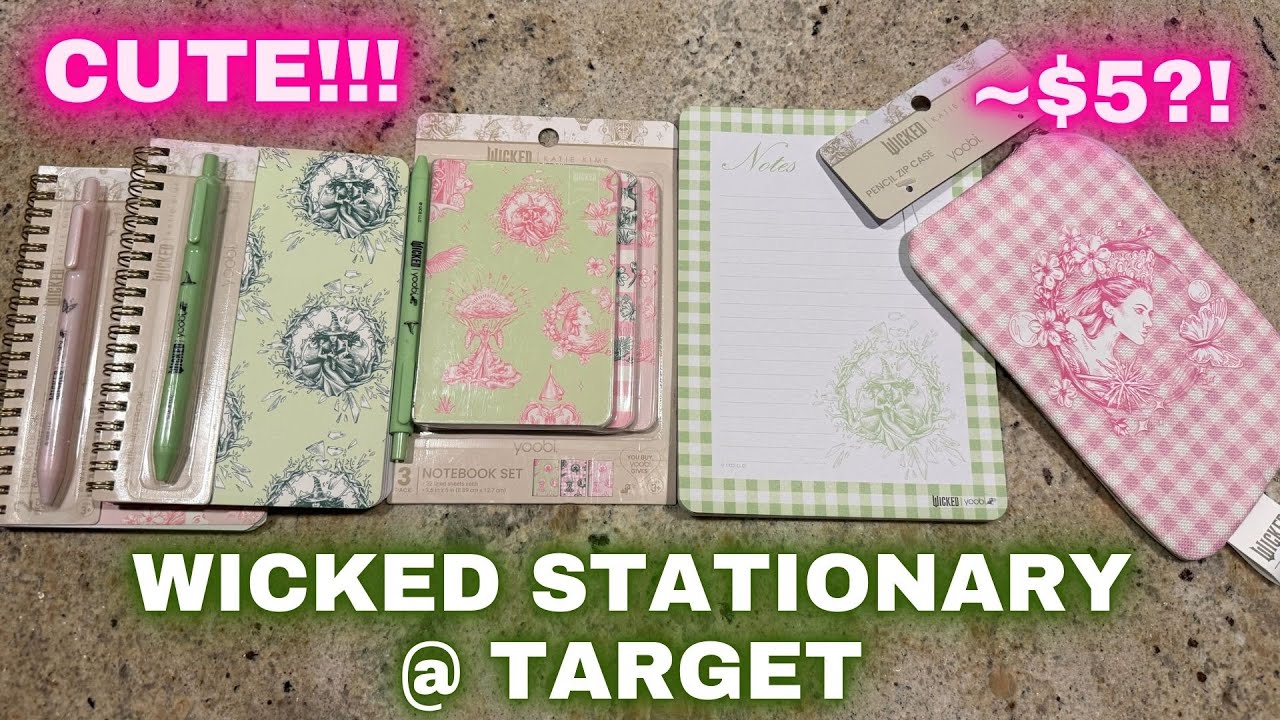 💚✨ Wicked x Katie Klime & Yoobi Stationery &mdash; обзор эксклюзивной коллекции Target