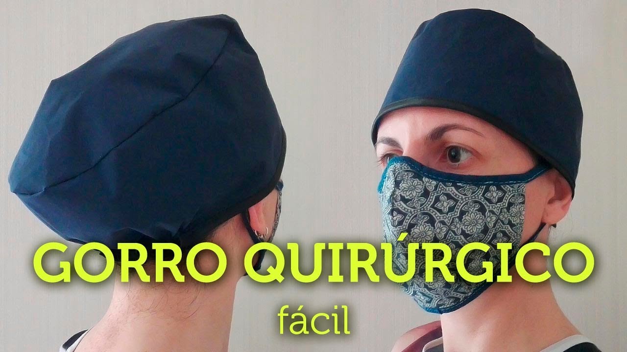 [[[GORRO CIRUJANO👩‍⚕️💖]]] 2020 Ajustable y MUY FÁCIL☝👌. DIY ¡¡¡PERFECTO!!!