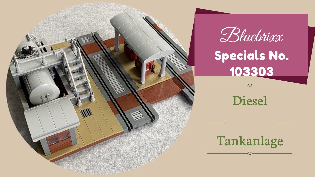 Bluebrixx Specials No.103303 Diesel Tankanlage - Ganz nett, Qualität passt - mehr aber auch nicht...