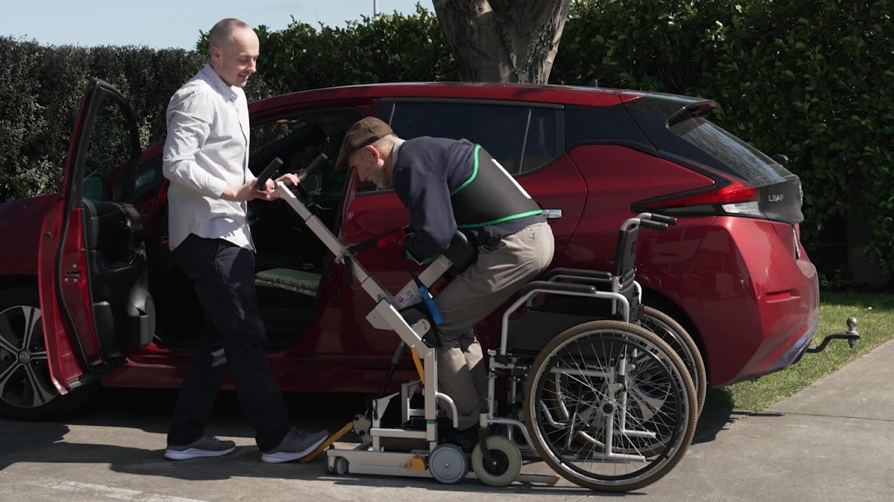 Kera Travel hoist for Car Transfers from Wheelchair - An all new type of travel hoist (Hoyer)