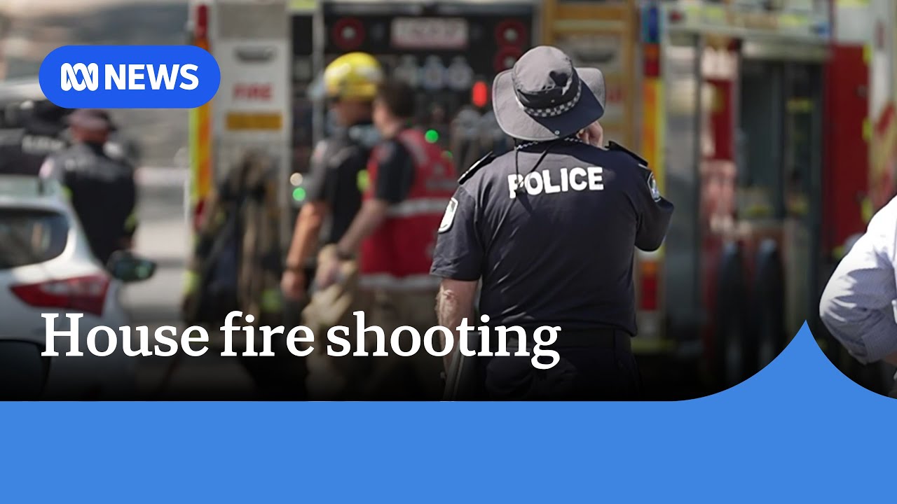 Police shoot a man at house fire scene on Brisbane’s bayside | ABC News