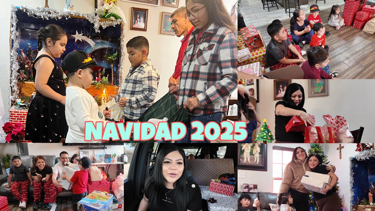 ASÍ PASAMOS LA NAVIDAD 2025!🎄+ Intercambio De Regalos Con Mi Familia 🥰