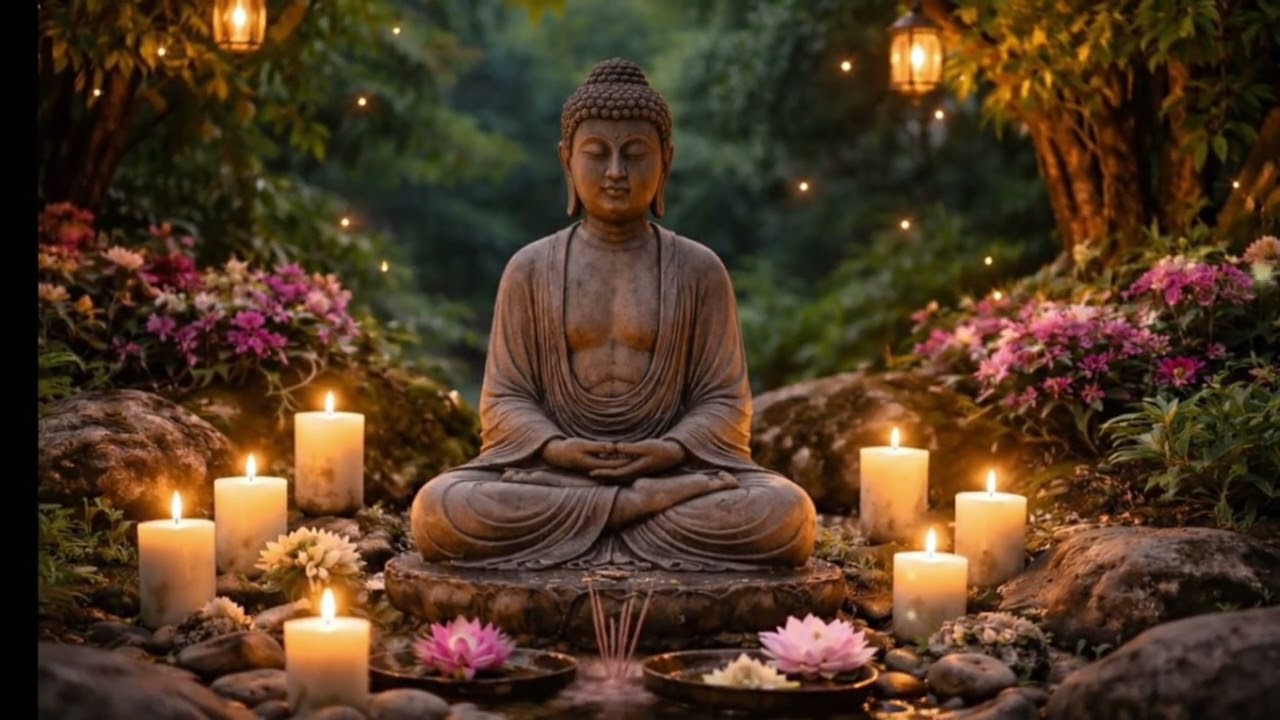 Deep Relaxation Meditation music 🎶 Buddha Zen Garden Ambient 🧘‍♀️