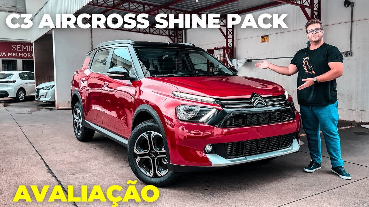 NOVO C3 AIRCROSS SHINE PACK 2024 EM DETALHES