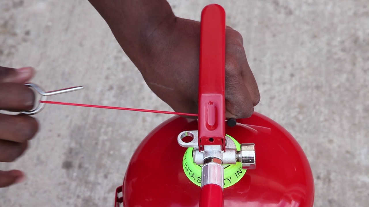 How To Use A Fire Extinguisher
