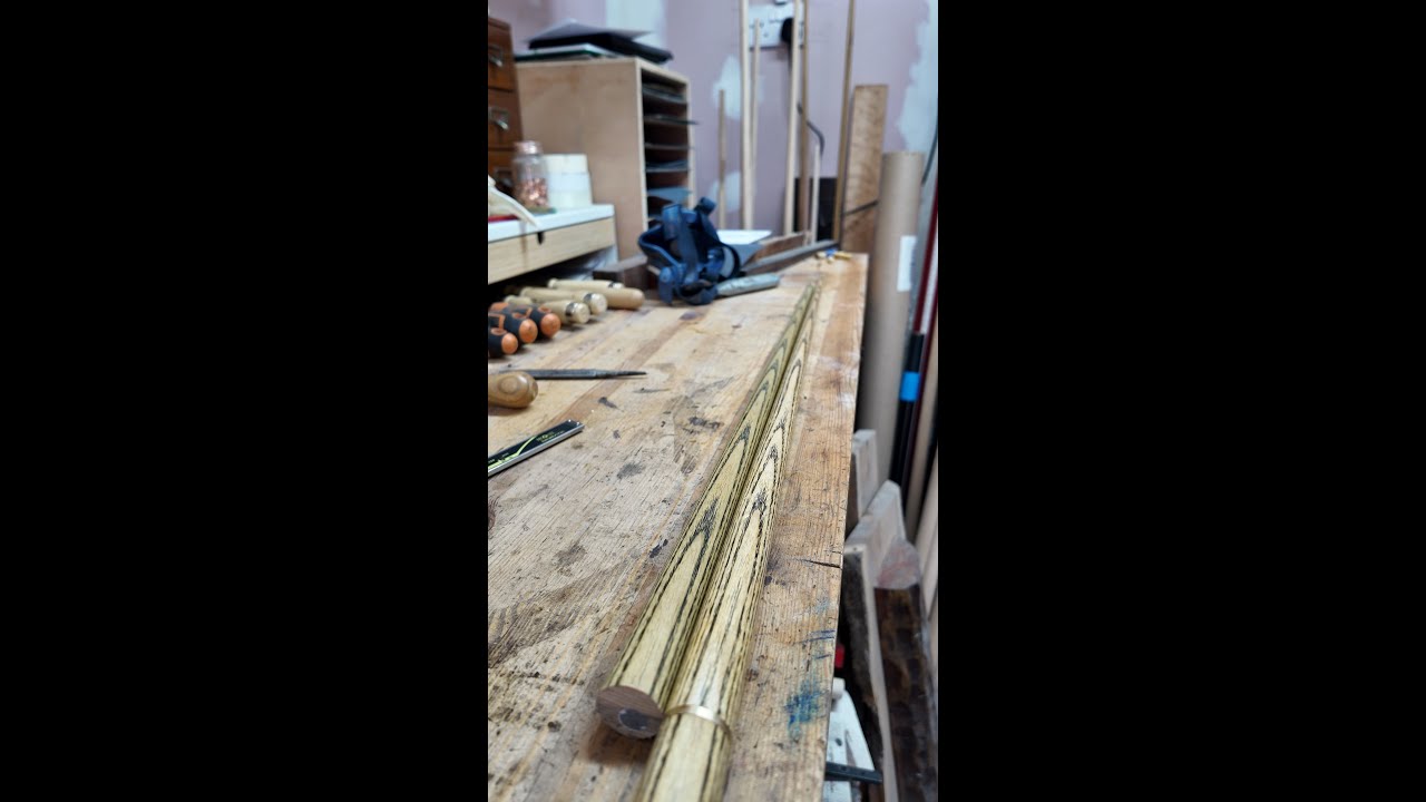 Lonergan Cues - Making a new shaft for broken pool cue