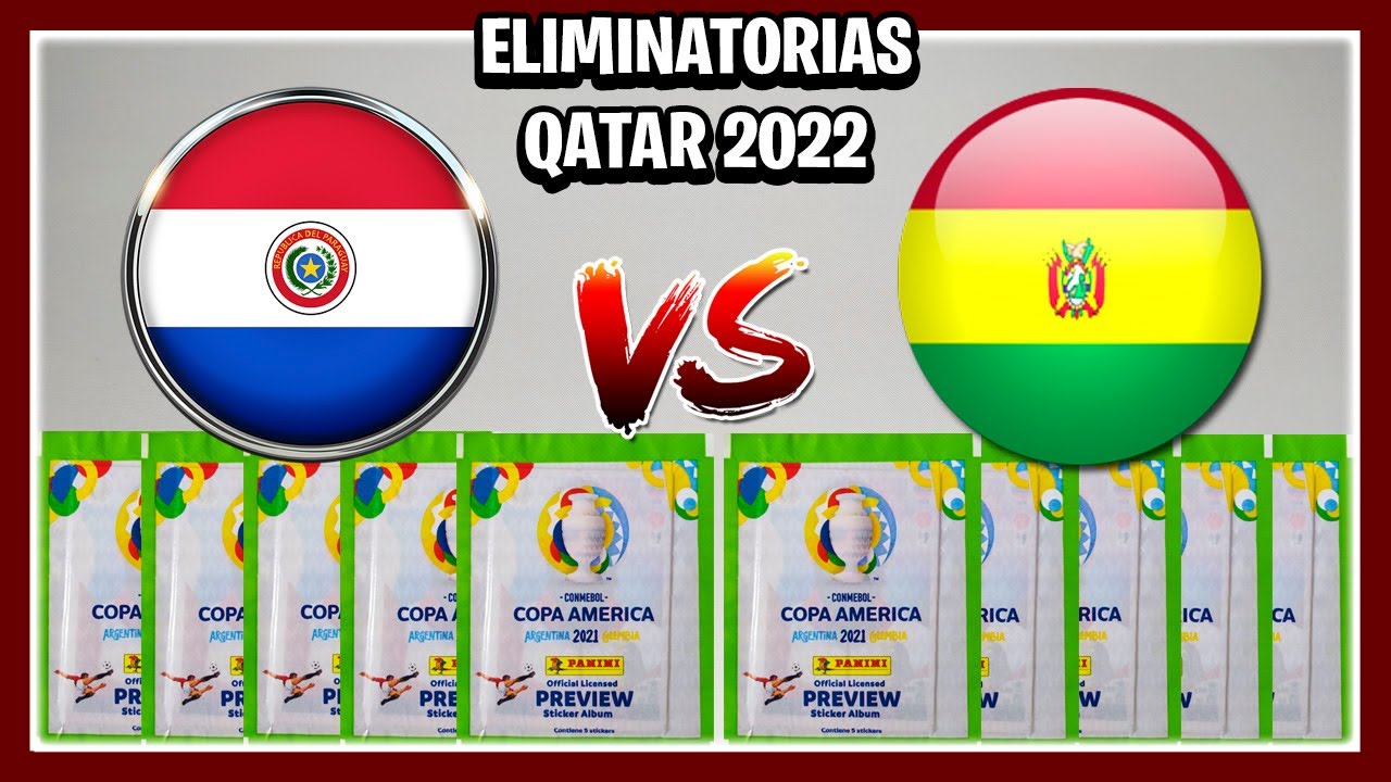 PARAGUAY vs BOLIVIA - Simulación Eliminatorias QATAR 2022 (Copa America Preview Panini)