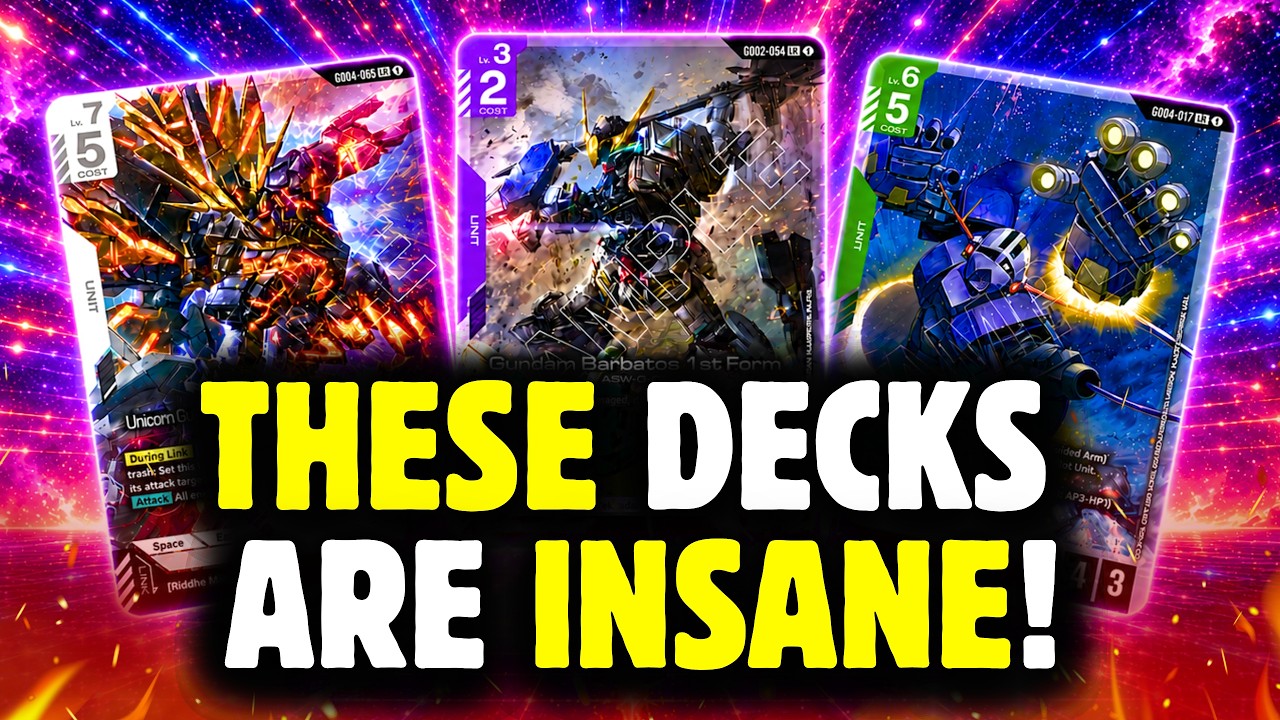 The STRONGEST Decks In Gundam RIGHT NOW!