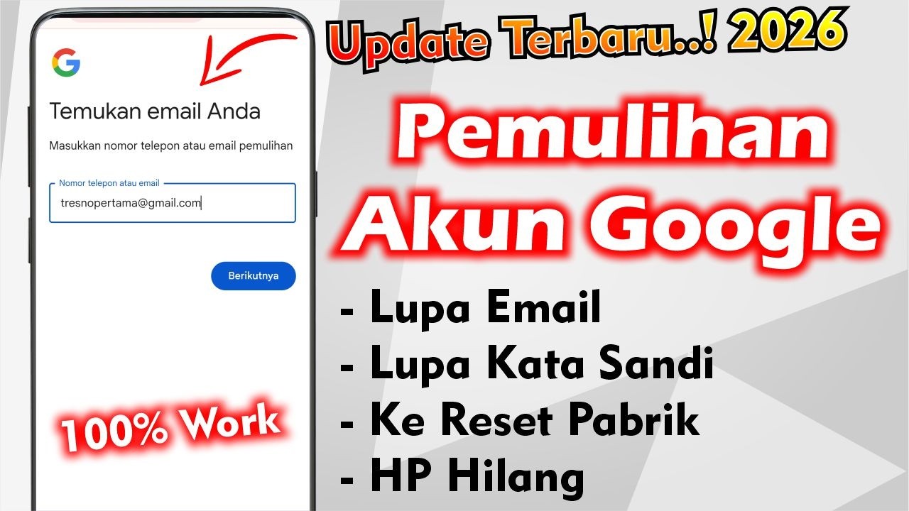 Cara Memulihkan Akun Google Yang Lupa Email Dan Kata Sandi