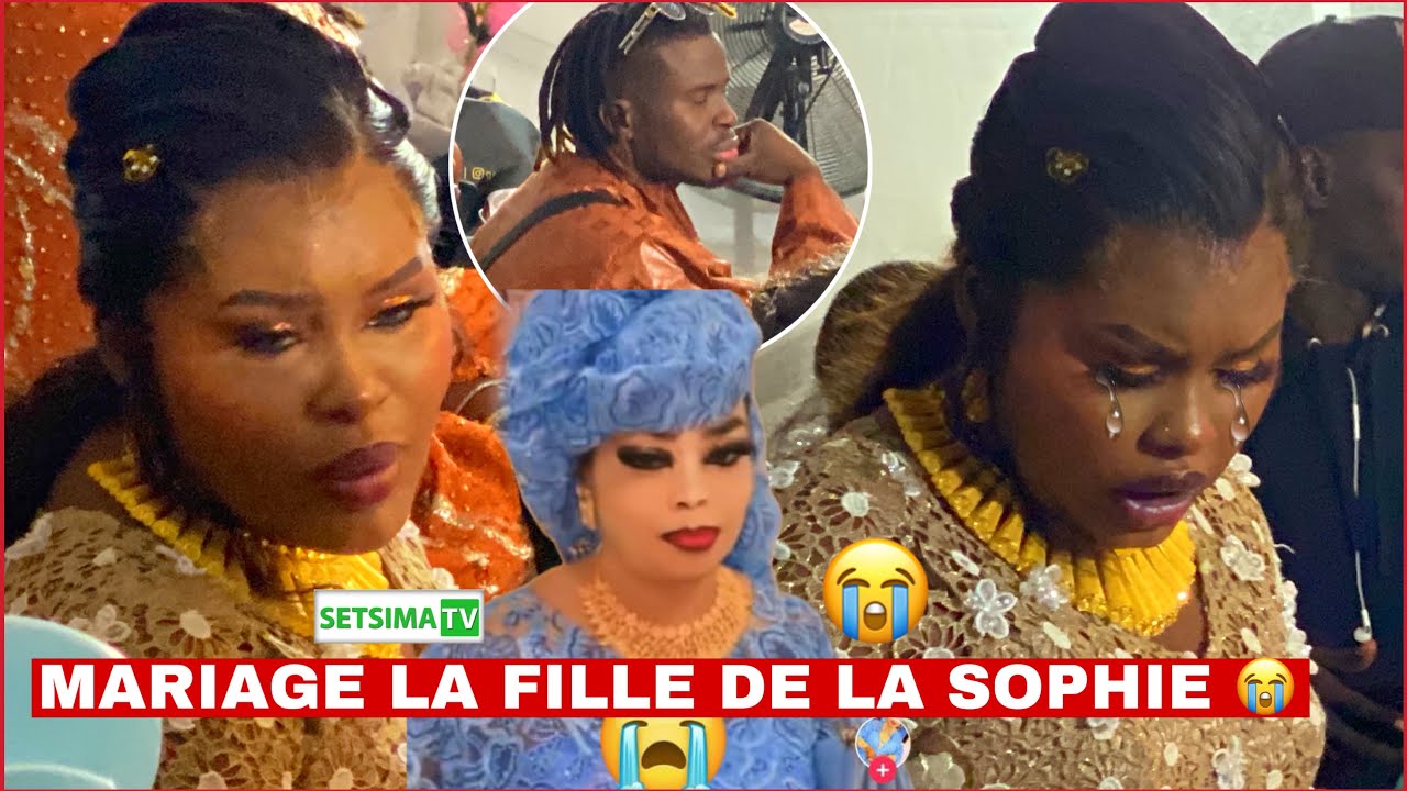 Mariage🌹Oh Absence de sa Mére les chaud larme la filles de La Sophie le jour de son mariage " Yeby…