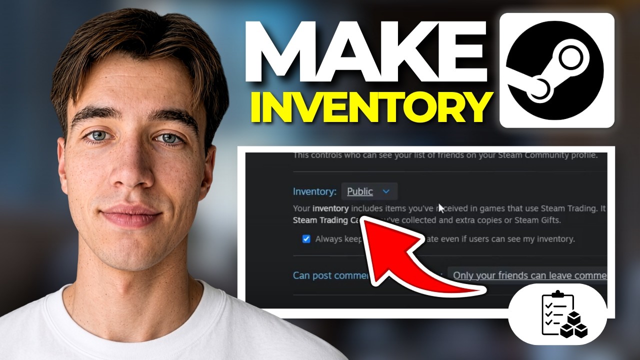 How To Make Inventory Public On Steam 2026 | Step By Step
