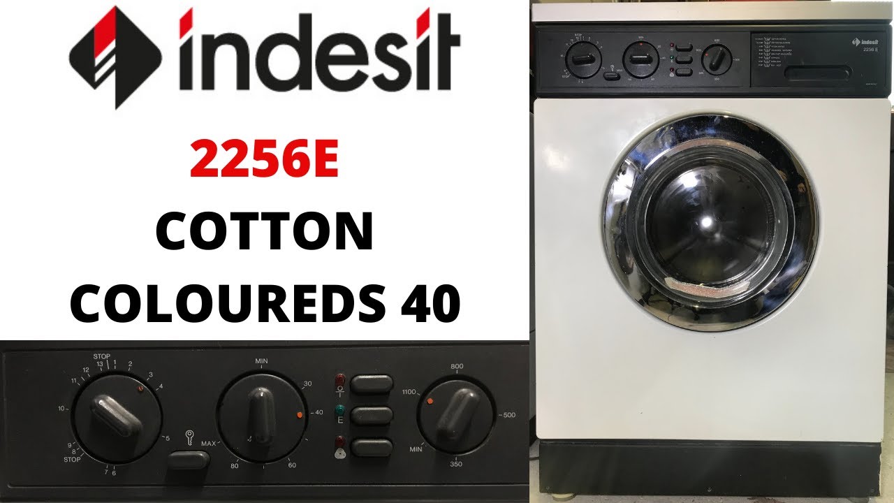 Indesit Series 2000 2256E Washing Machine - [3] Cotton Coloureds 40