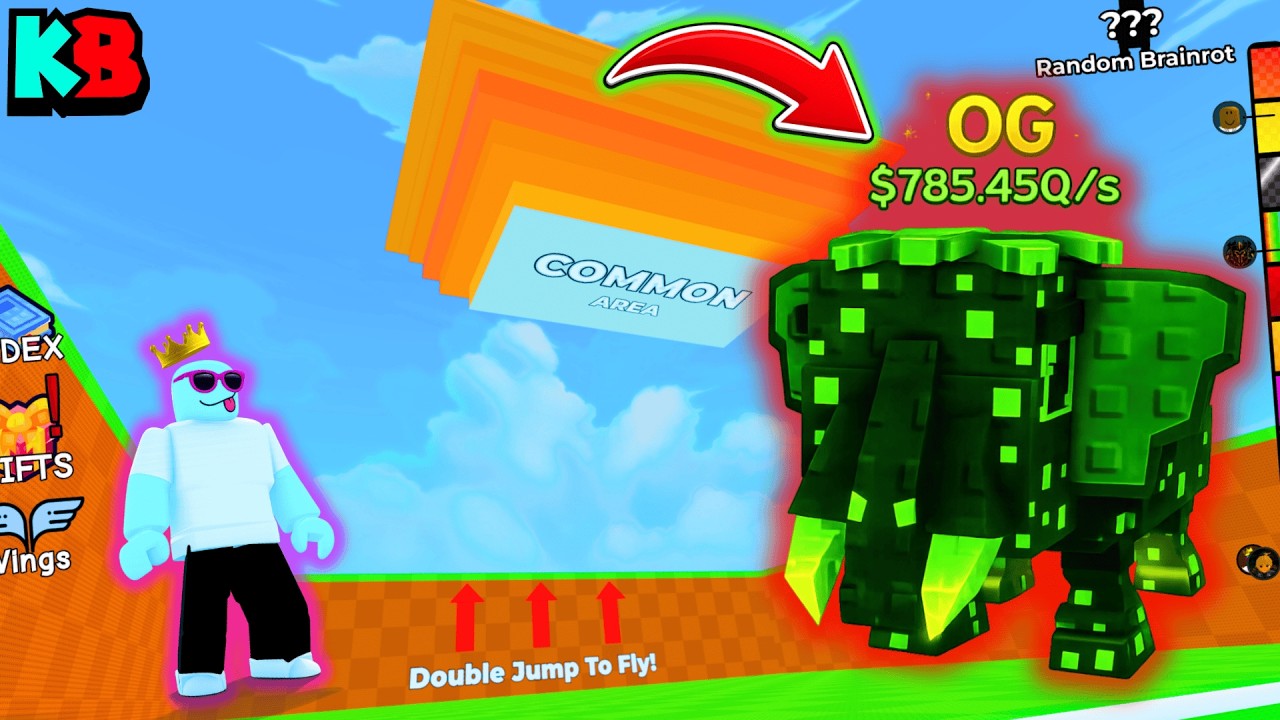 starting over with BEST BRAINROT in Fly for Brainrots!