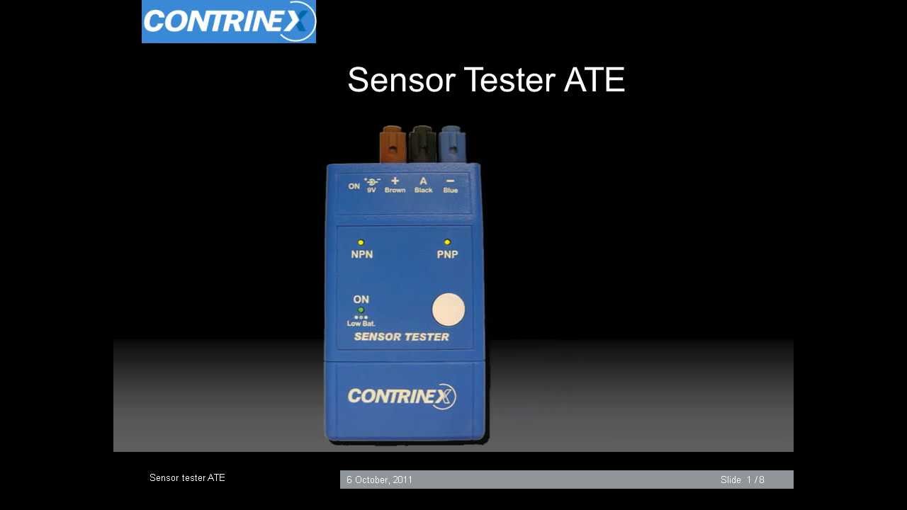 Contrinex ATE sensor tester