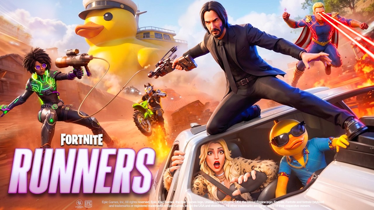 Fortnite Chapter 7 - Season 3 | Runners Battle Pass Trailer