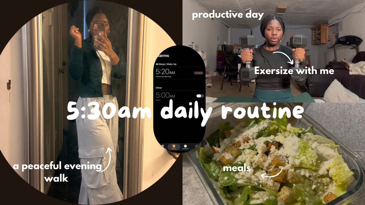 MY REALISTIC 5AM morning routine | healthy habits, productivity 