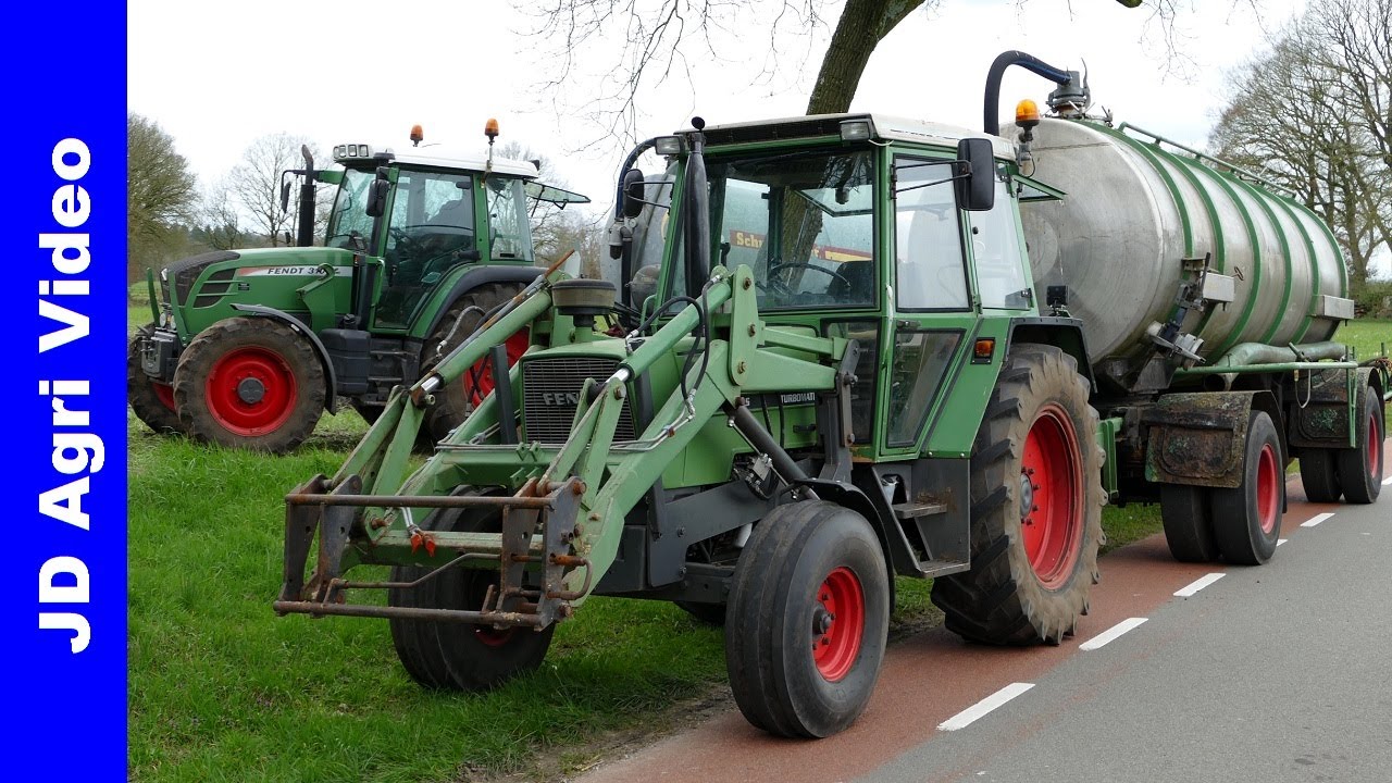 Fendt 310 Vario + Fendt Farmer 306LS | Bouwland bemesten | Injection slurry | G&uuml;lle | Elspeet | 2020