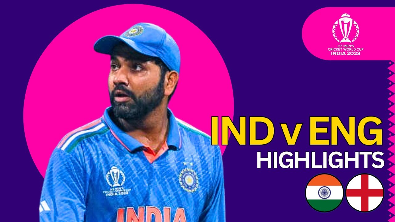 India v England World Cup 2023 Highlights | Most Epic Comeback