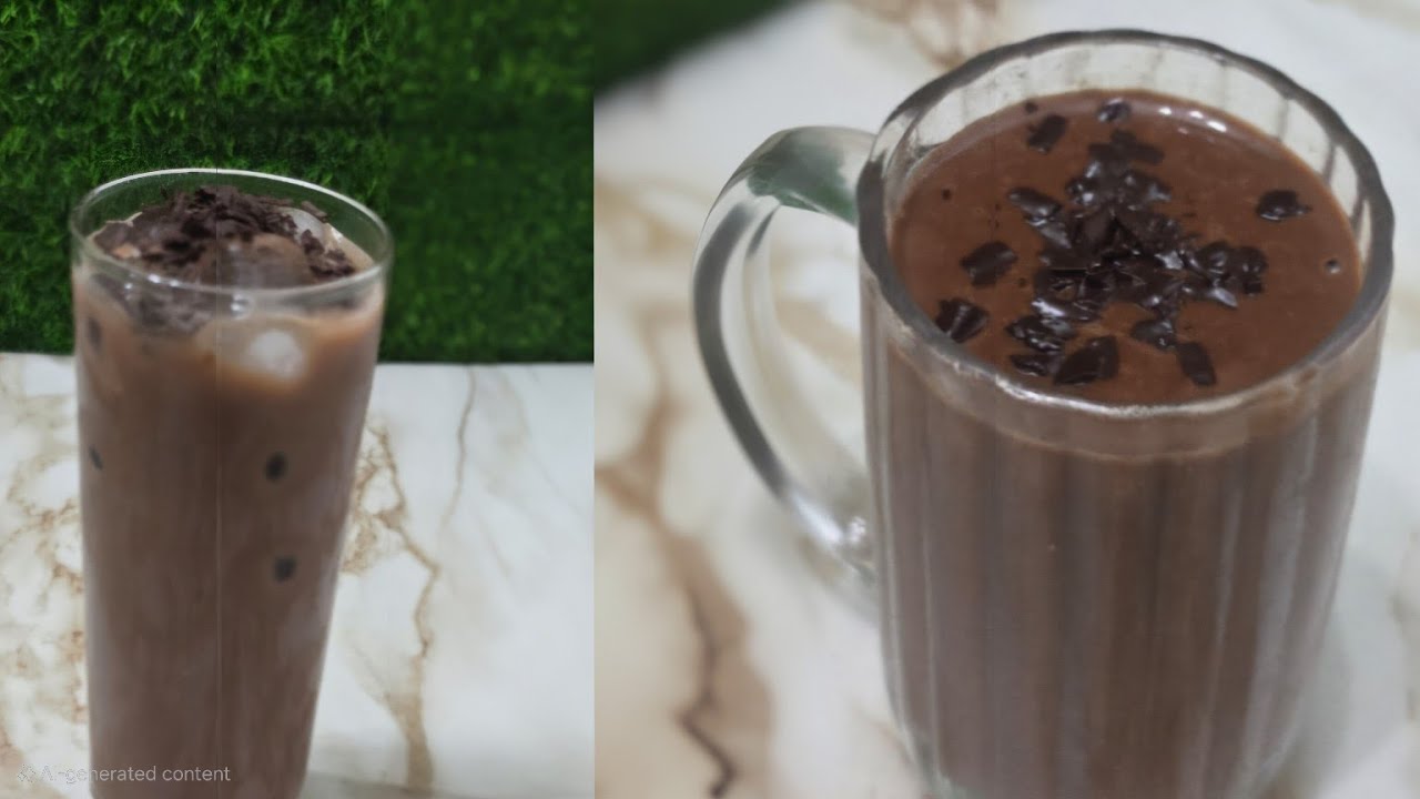 Hot & Cold Chocolate Milk Recipe | Homemade Chocolate Drink