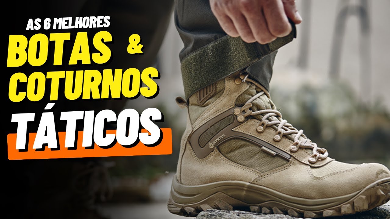 As 6 Melhores BOTAS E COTURNOS TÁTICOS Custo Benefício em 2025 Qual a Melhor Opção?