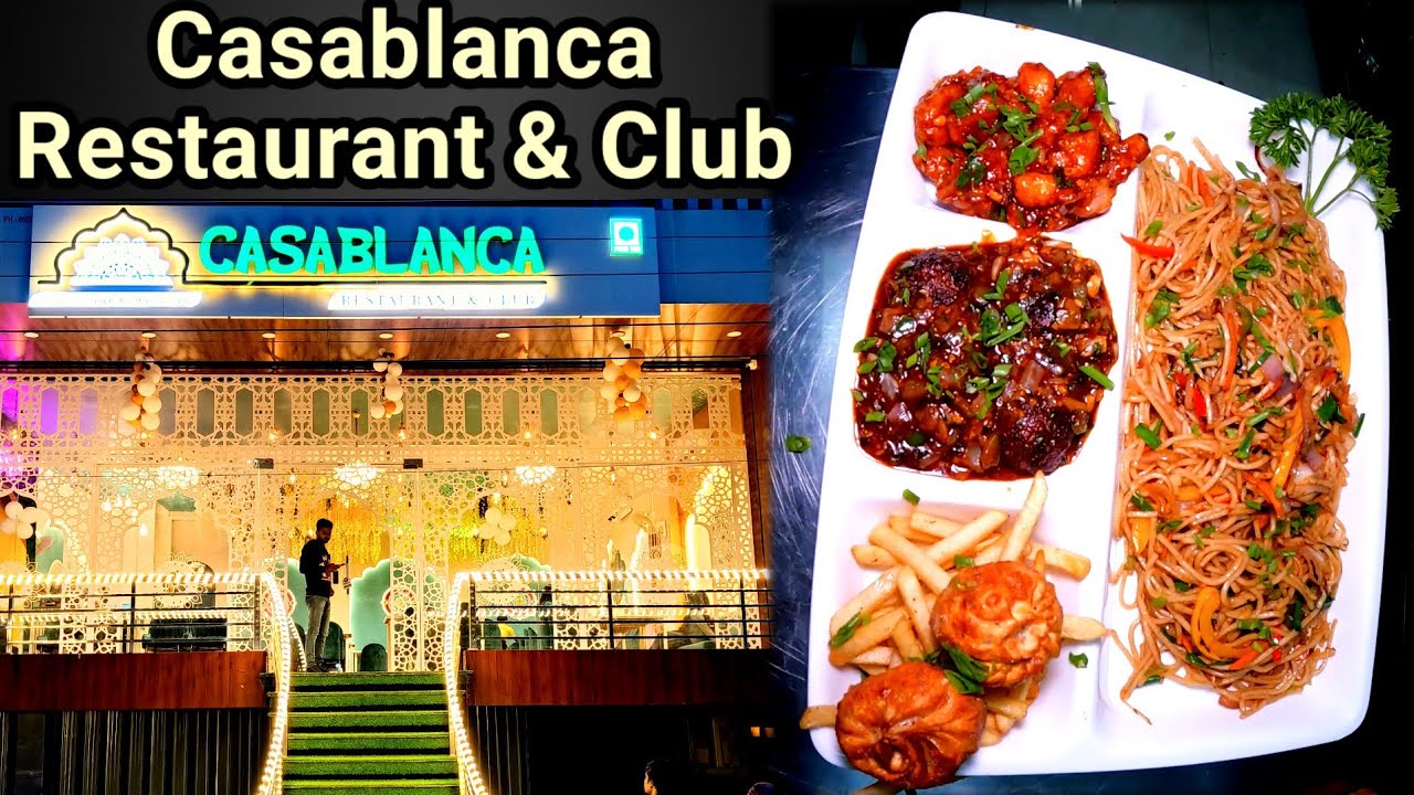 Casa Blanca new restaurant&club in bhilai || Best restaurant in bhilai || Indian street food