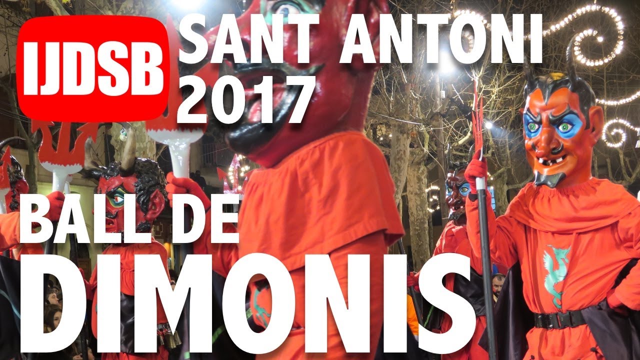 👹 BALL de DIMONIS de SA POBLA 👺 SANT ANTONI 2017 - MALLORCA - NIT BRUIXA - SANT ANTONI SA POBLA
