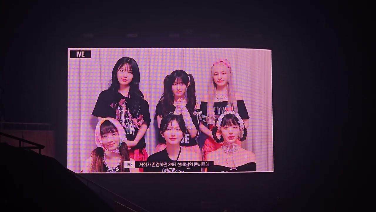 IU GD Aespa IVE Stray Kids and other kpop artists Congratulate 2NE1 Welcome Back Concert 20241004