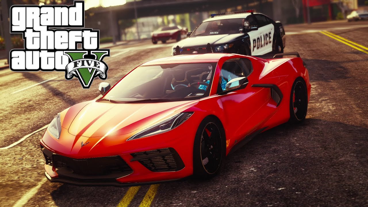 GTA 5 - THE LIFE OF TRAP - POLICE CAN'T CATCH MY NEW 2020 C8! #44